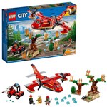 Ficha técnica e caractérísticas do produto LEGO CITY Avião de Combate ao Fogo