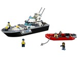Ficha técnica e caractérísticas do produto LEGO City Barco de Patrulha da Polícia - 4111160129 200 Peças
