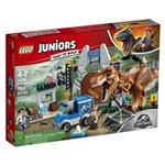 Ficha técnica e caractérísticas do produto LEGO Juniors Jurassic World Fuga de T-Rex - 150 Peças