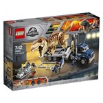 Ficha técnica e caractérísticas do produto LEGO Jurassic World Transporte de T Rex – 609 Peças