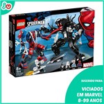Ficha técnica e caractérísticas do produto Lego Marvel Super Heroes 76115 Aranha Spider Man Robô Venom