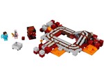 Ficha técnica e caractérísticas do produto LEGO Minecraft a Ferrovia de Nether 387 Peças - 21130