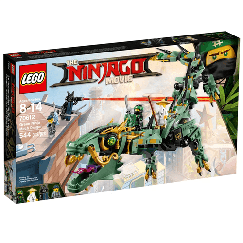Ficha técnica e caractérísticas do produto Lego Ninjago - Dragão do Ninja Verde 70612