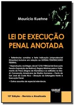 Ficha técnica e caractérísticas do produto Lei de Execucao Penal Anotada08 - Jurua