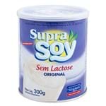 Ficha técnica e caractérísticas do produto Leite Supra Soy Sem Lactose em Pó Lata 300g Sabor Original