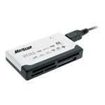 Ficha técnica e caractérísticas do produto Leitor de Cartao de Memoria USB 46 em 1 Multilaser AC076