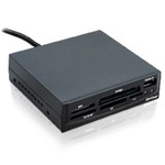 Ficha técnica e caractérísticas do produto Leitor de Cartão INTERNO - 30 em 1 USB 2.0 Multilaser - AC069
