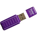 Ficha técnica e caractérísticas do produto Leitor e Gravador Cartão Micro SD Formato Pen Drive - Roxa