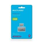 Ficha técnica e caractérísticas do produto Leitor USB + Cartão De Memória Classe 4 16GB Multilaser - MC172