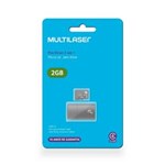 Ficha técnica e caractérísticas do produto Leitor USB + Cartão de Memória Classe 4 2GB Multilaser - MC1