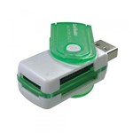 Leitor Usb Gravador Adaptador Cartão de Memória Micro Sd A64 - não Descrita