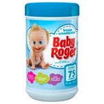 Ficha técnica e caractérísticas do produto Lenço Umedecido Pote Azul Baby Roger 75 Unidades