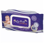 Ficha técnica e caractérísticas do produto Lenços Umedecidos - 64 Unidades - Premium - Baby Bath