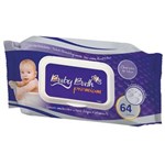 Ficha técnica e caractérísticas do produto Lenços Umedecidos Baby Bath Premium C/ 64 Unidades