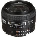 Ficha técnica e caractérísticas do produto Lente AF NIKKOR 24mm F/2.8D - Nikon