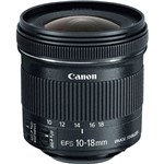 Ficha técnica e caractérísticas do produto Lente Canon 10-18mm F/4.5-5.6 IS STM