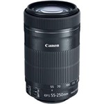 Ficha técnica e caractérísticas do produto Lente Canon EF 55-250MM F/4-5.6 IS STM - Preto