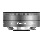 Ficha técnica e caractérísticas do produto Lente Canon EF-M 22mm f/2 STM Prateada
