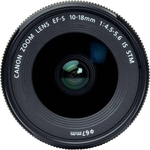 Ficha técnica e caractérísticas do produto Lente Canon EF-S 10-18mm f/4.5-5.6 IS STM - Preto