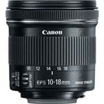 Ficha técnica e caractérísticas do produto Lente Canon Ef-s 10-18mm F/4.5-5.6 Is Stm