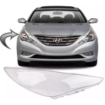 Ficha técnica e caractérísticas do produto Lente Farol Hyundai Sonata 2011 2012 2013 Direito