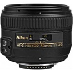 Ficha técnica e caractérísticas do produto Lente Nikon 50Mm F/1.4G Af-S Nikkor Autofoco