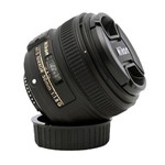 Ficha técnica e caractérísticas do produto Lente Nikon 50mm F/1.8g Af-S Nikkor Auto Foco + Parasol