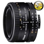 Ficha técnica e caractérísticas do produto Lente Nikon AF Nikkor 50mm F/1.8D - Preta
