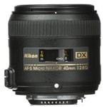 Ficha técnica e caractérísticas do produto Lente Nikon Af-S 40Mm F/2.8G Dx Nikkor Macro