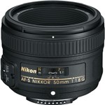 Lente Nikon AF-S FX NIKKOR 50mm F/1.8G