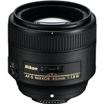 Ficha técnica e caractérísticas do produto Lente Nikon AF-S FX NIKKOR 85mm F/1.8G - Nikon