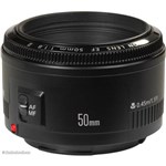 Ficha técnica e caractérísticas do produto Lente Objetiva Canon Teleobjetiva EF 50mm F/1.8 STM