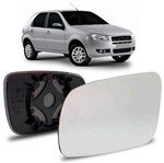 Ficha técnica e caractérísticas do produto Lente Retrovisor com Base Fiat Palio 2008 a 2011