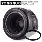 Ficha técnica e caractérísticas do produto Lente Yongnuo 35mm F/2 para Nikon