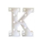 Ficha técnica e caractérísticas do produto Letra Led 3D Luminária Decorativa – K