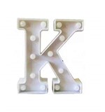 Ficha técnica e caractérísticas do produto Letra Led 3D Luminária Decorativa - K