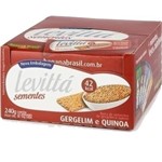 Ficha técnica e caractérísticas do produto Levittá Gergelim e Quinoa Banana Brasil Caixa com 24 Unidades de 10g