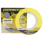 Ficha técnica e caractérísticas do produto Linha de Pesca Crown Connection Multifilamento 9 Fios Amarelo 0,35mm 70Lbs 300M
