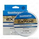 Ficha técnica e caractérísticas do produto Linha de Pesca Shimano Exage Monofilamento Extra Forte 300m 0,205mm 3,4kg