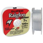 Linha Monofilamento Super Raiglon 0,310mm 3.5 100m Branca