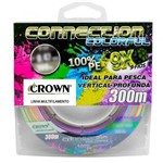 Ficha técnica e caractérísticas do produto Linha Multifilamento Crown Connection 0,23mm 30lbs 300m - Colorful