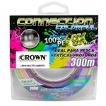 Linha Multifilamento Crown Connection 9x Colorfull 0,35mm 70lb 300m