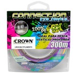 Ficha técnica e caractérísticas do produto Linha Multifilamento Crown Connection 9x Colorful 0,28mm 30lb