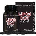 Lipo 100 Black Suplemento de Cafeína para Atletas 60 Tabletes - Intlab