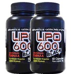 Ficha técnica e caractérísticas do produto Lipo 600 Black 120 Caps 2 Potes - Compre 1 Leve 2