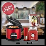 Liquidificador Bellagio 800 Vermelho + Panela de Arroz Elétrica Black Decker Superrice 110v - Black Decker / Britania