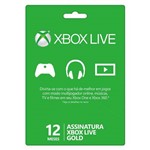 Ficha técnica e caractérísticas do produto Live Gold 12 Meses Xbox