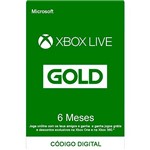 Ficha técnica e caractérísticas do produto Live Gold - 6 Meses - Xbox