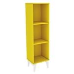 Ficha técnica e caractérísticas do produto Livreiro Twister TiLiLin Móveis Amarelo / Branco