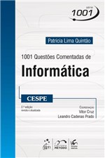Ficha técnica e caractérísticas do produto Livro - 1001 - Questões Comentadas de Informática - CESPE